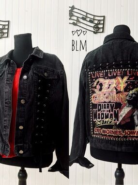 ✨ Ozzy Osbourne custom denim jacket